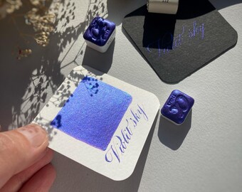 Handmade Shimmer Watercolor Paint: Calligraphy Ink, Artist Supplies