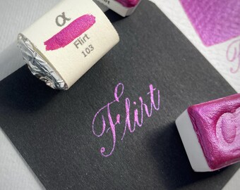 Handmade Shimmer Watercolor Paint: Calligraphy Ink, Artist Supplies