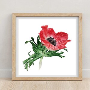 Postal imprimible de acuarela floral, postal de impresión ucraniana, tarjeta de felicitación de flores, arte de pared imprimible, impresión digital de Ucrania, acuarela
