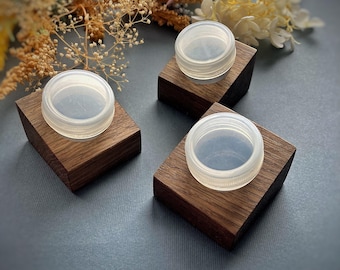 Bog Oak Wood Inkwell: Calligraphy Pen Holder