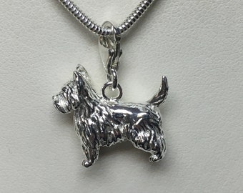 Sterling Silver West Highland Terrier Westie Dog Charm Pendant