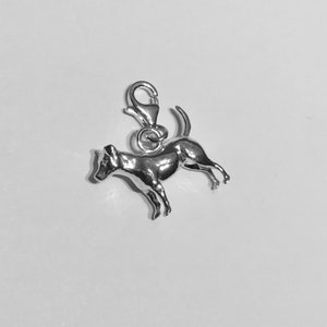 Jack Russell Silver Charm