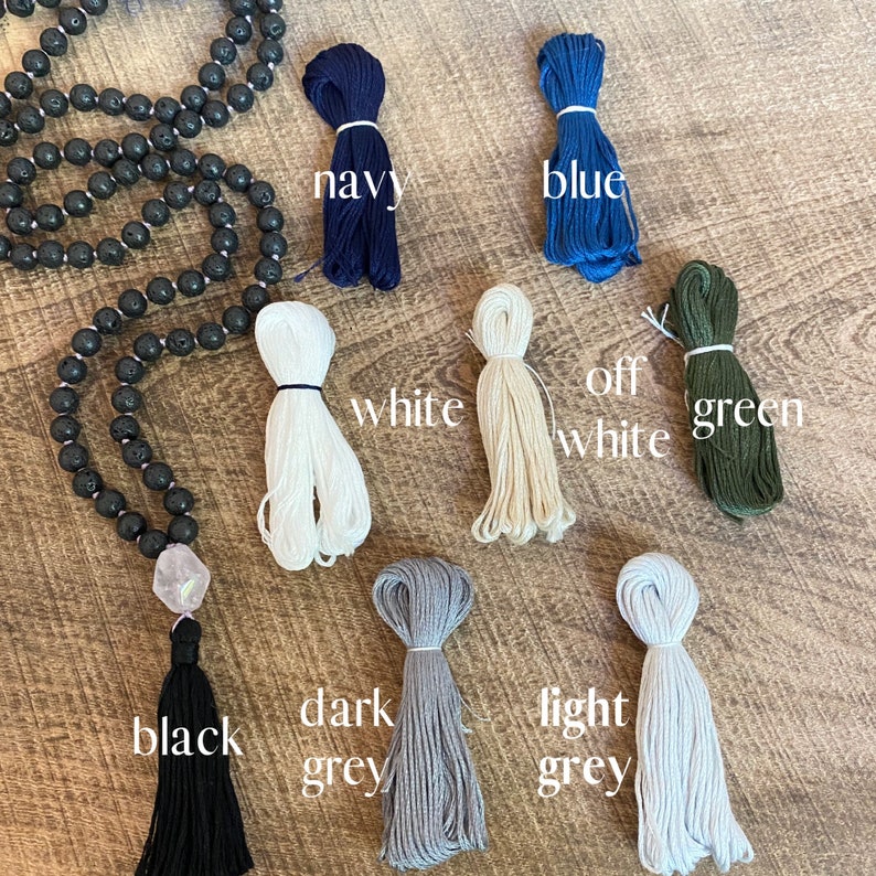 Meditation Necklace. CITRINE- DIY Mala Making Kit Yoga Necklace Yoga Necklace Make Your Own Mala