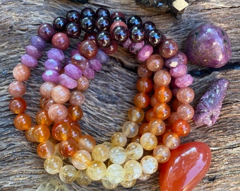 PriceRock Sterling Silver Carnelian/Reconstituted Coral/Red Zebra Jasper Necklace 26 Inches Long PriceRock Sterling Silver Carnelian/Reconstituted Coral/Red Zebra Jasper Necklace 26 Inches Long