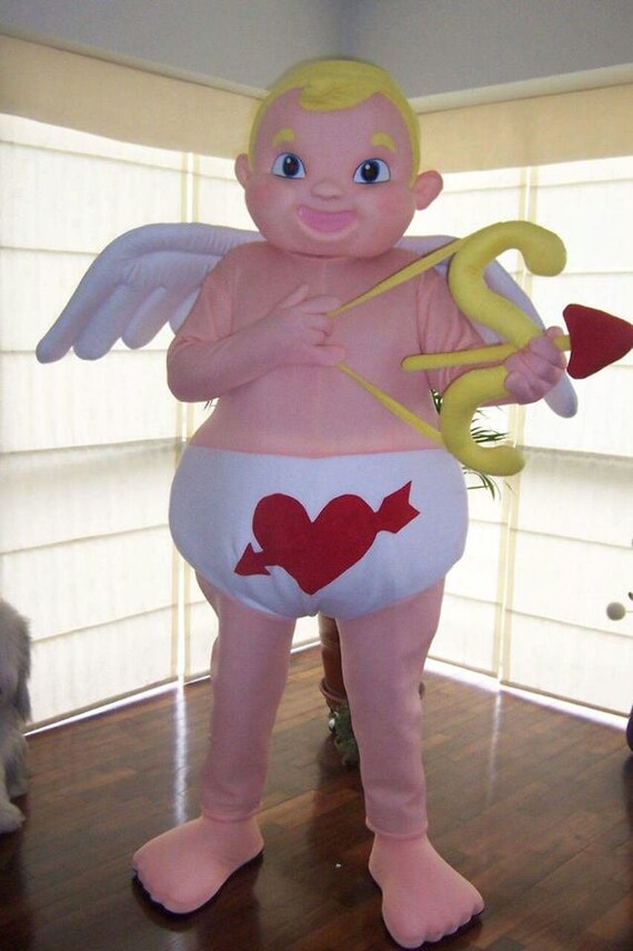 Cupid Mascot Costume Adult Costume For Sale Valentine's Etsy