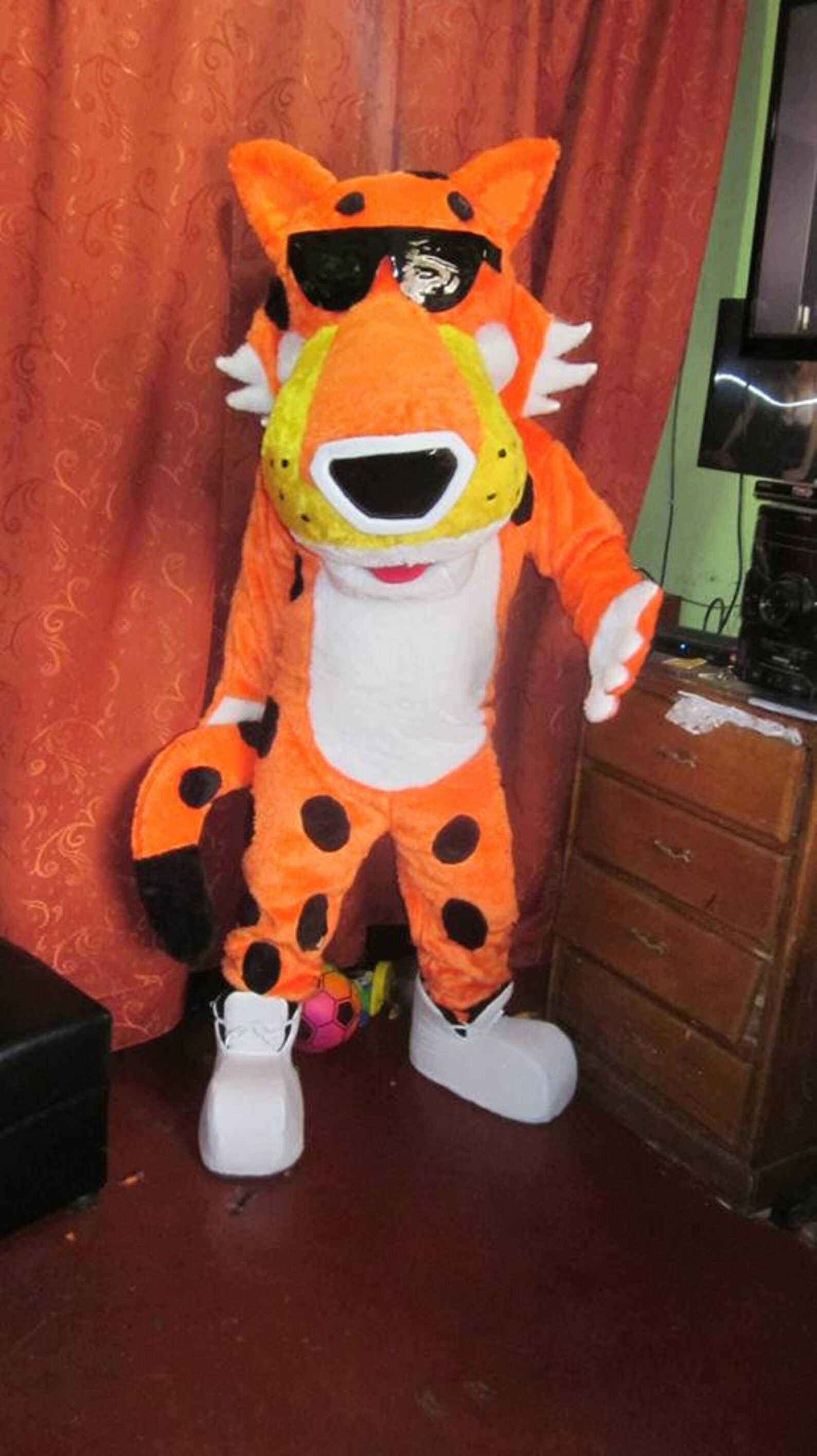 Chester Cheetos Mascot Costume Adult Cartoon Costume For Sale Etsy