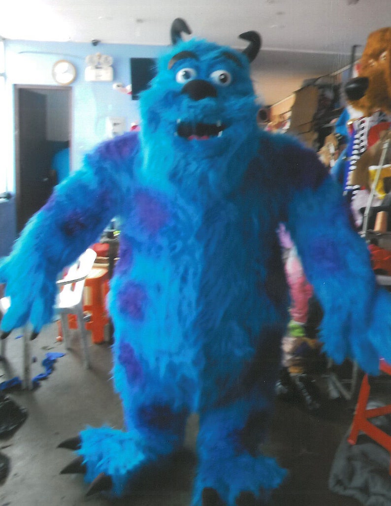 Sully Mascot Costume Adult Sully Costume For Sale Etsy