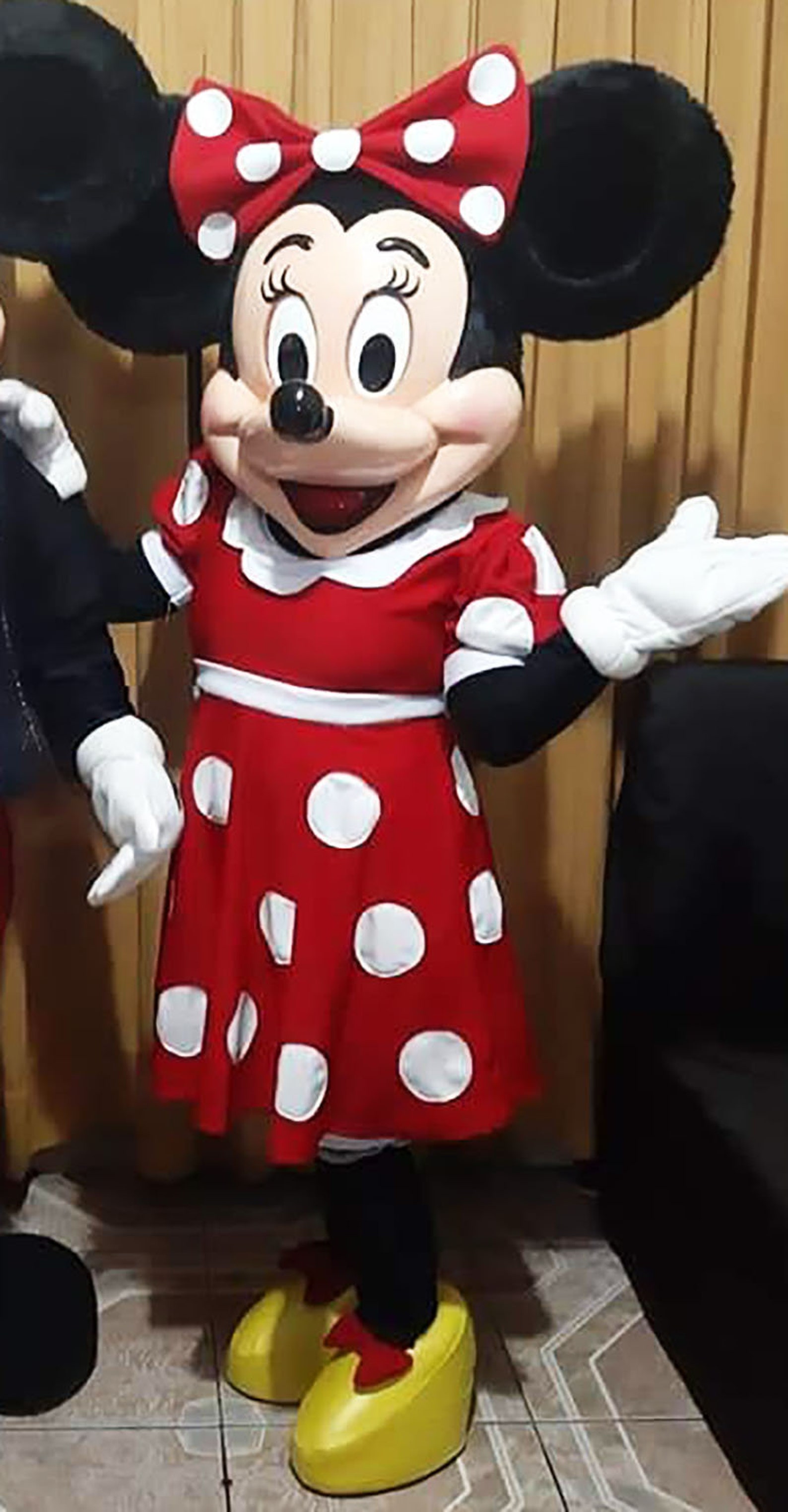 Minnie Mouse Mascot Costume Adult Cartoon Character Costume Etsy