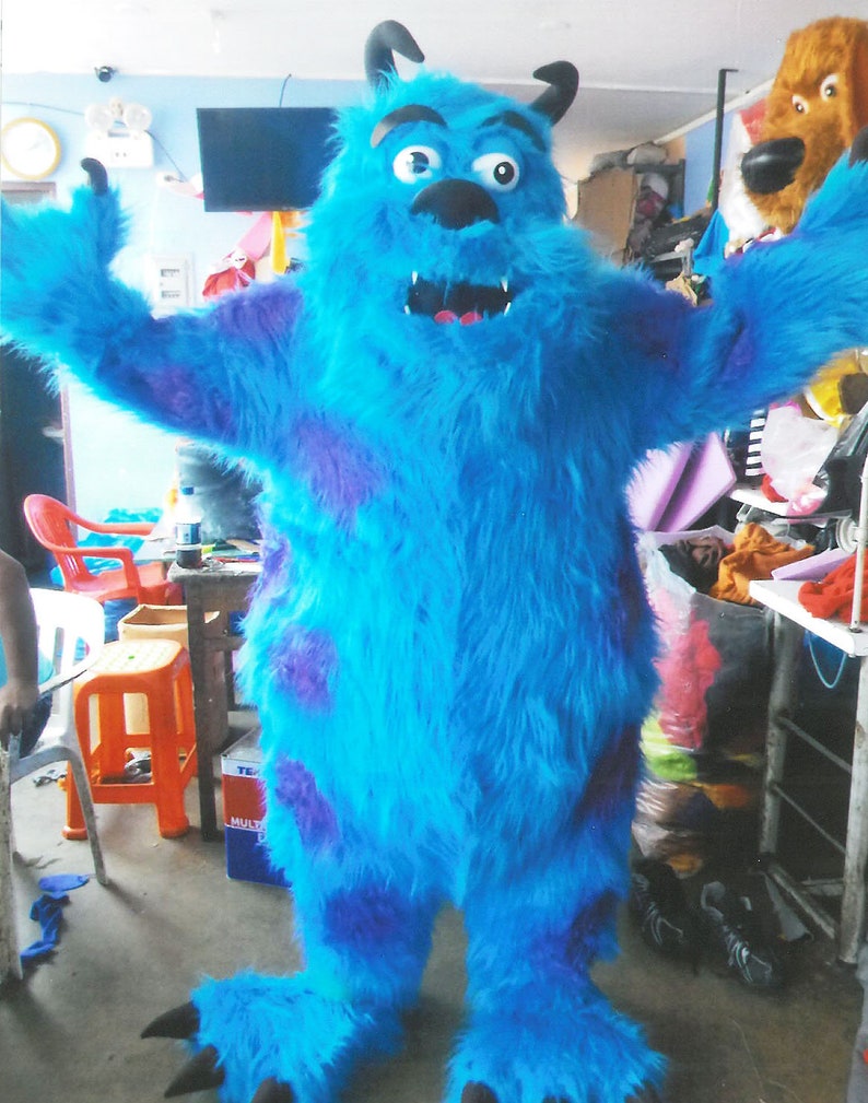 Sully Mascot Costume Adult Sully Costume For Sale Etsy