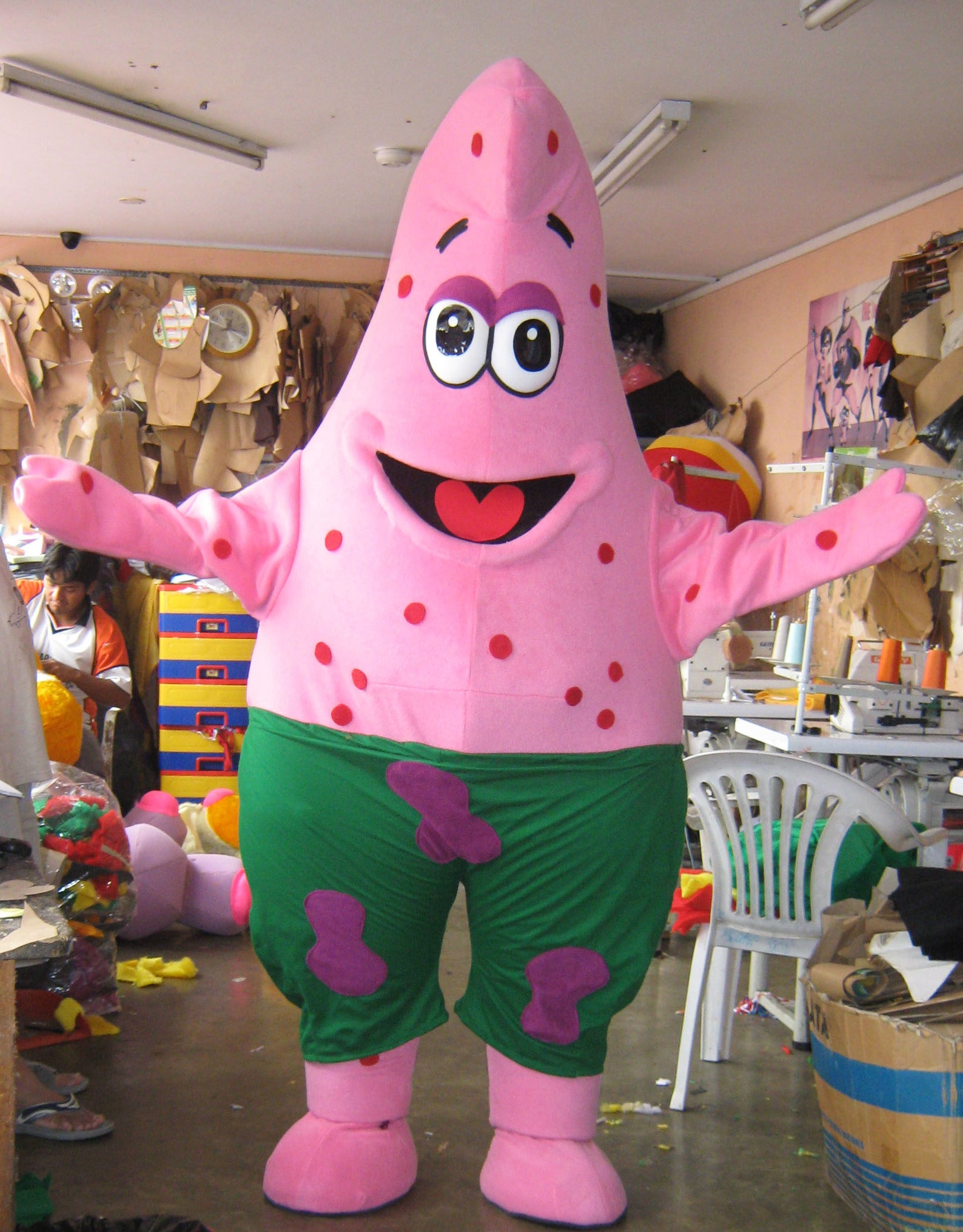 Patrick Star Mascot Costume Adult Patrick Star Costume For Etsy.