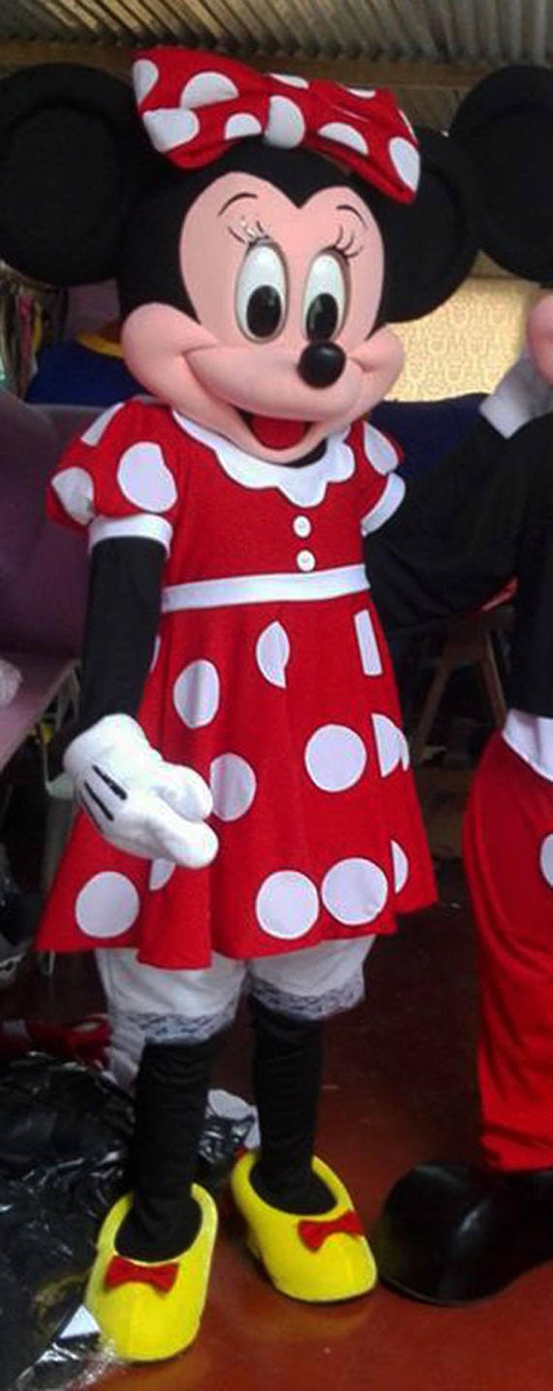 Minnie Mouse mascotte kostuum volwassen cartoon karakter Etsy