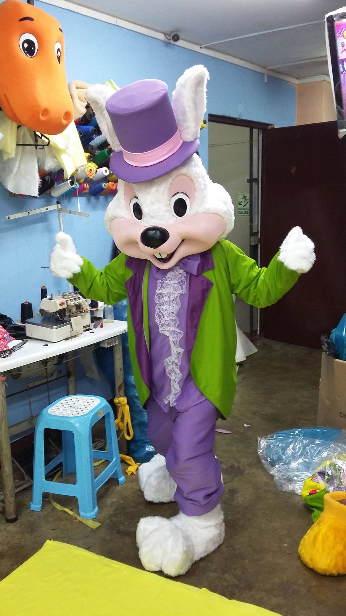 Easter Bunny Mascot Costume Adult Bunny Costume For Sale Etsy