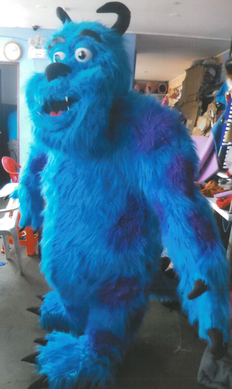 Sully Mascot Costume Adult Sully Costume For Sale Etsy