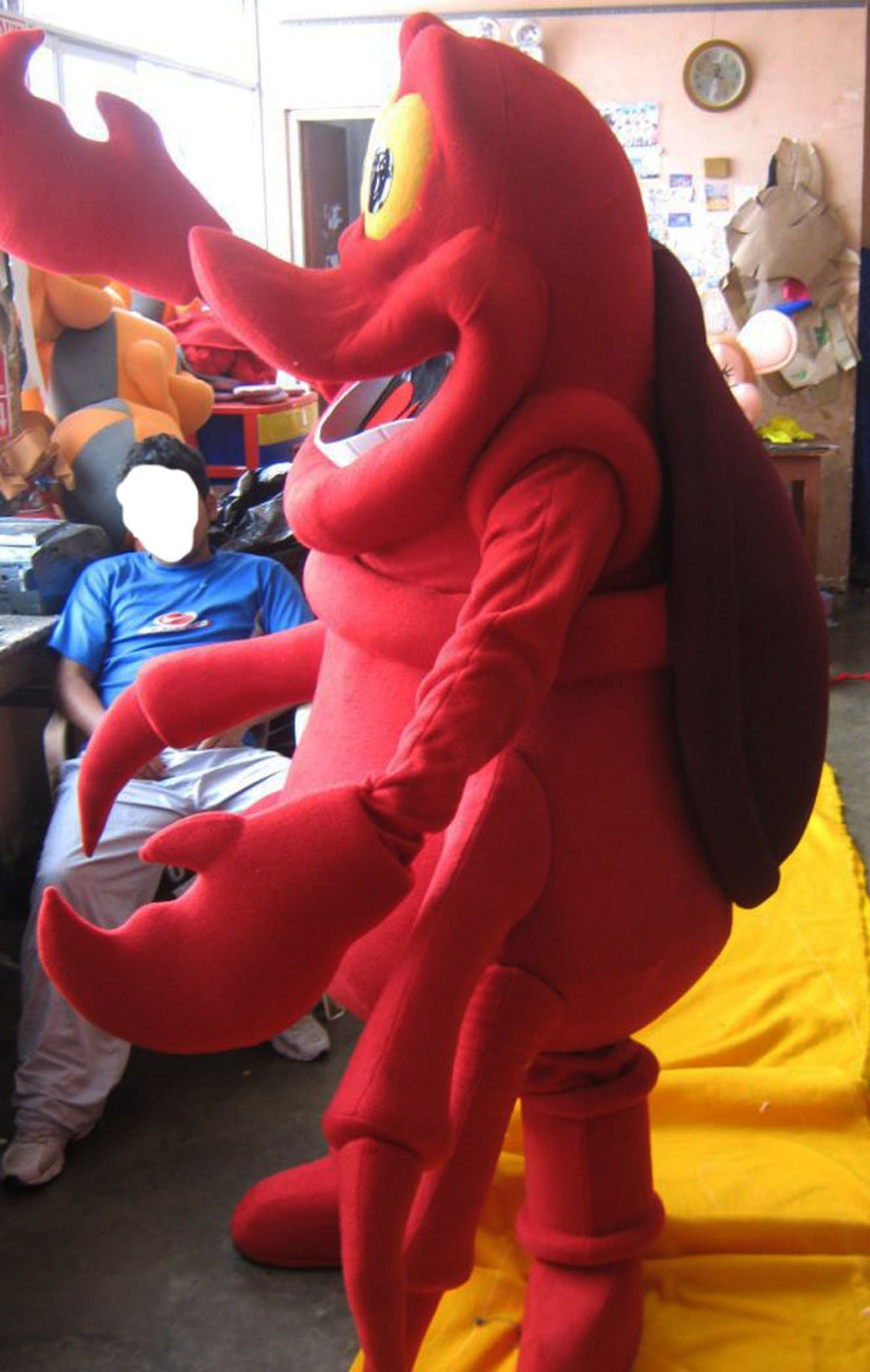 Sebastian Little Mermaid Mascot Costume Adult Sebastian Etsy