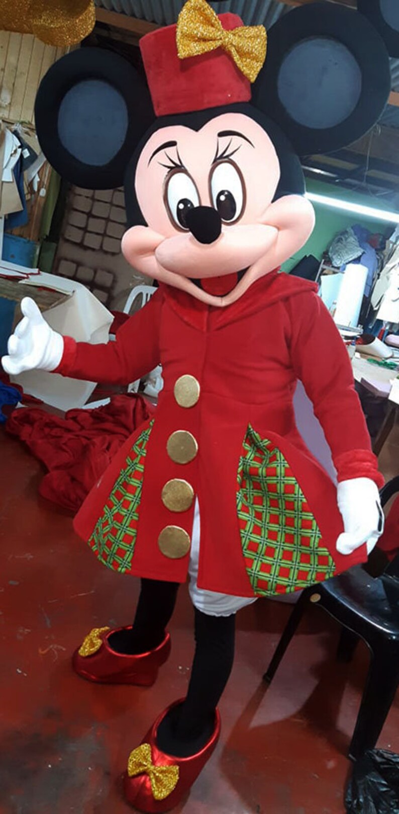 minnie mouse christmas costume