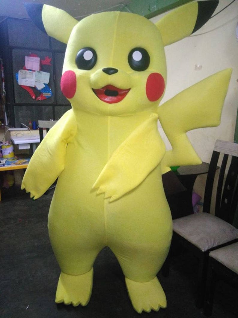 Pikachu Mascot Costume Adult Pikachu Costume For Sale image 0.