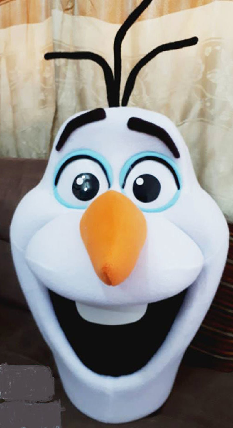 Olaf Mascot Costume Adult Olaf Costume For Sale Etsy