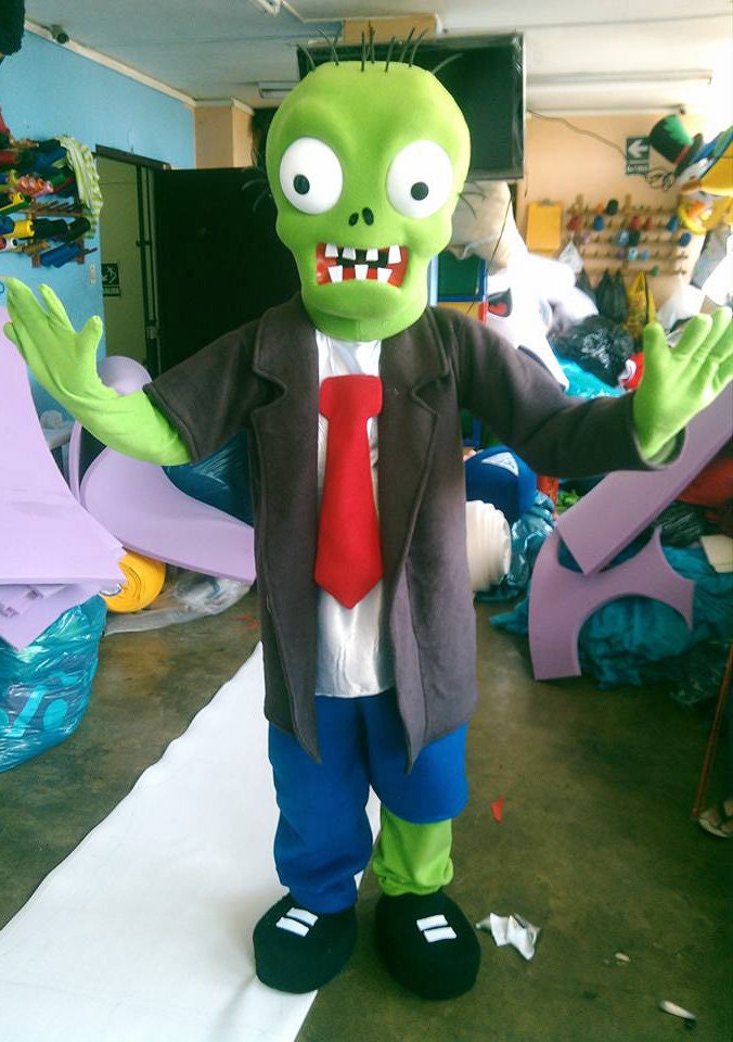 Zombie Mascot Costume Adult Halloween Costume For Sale