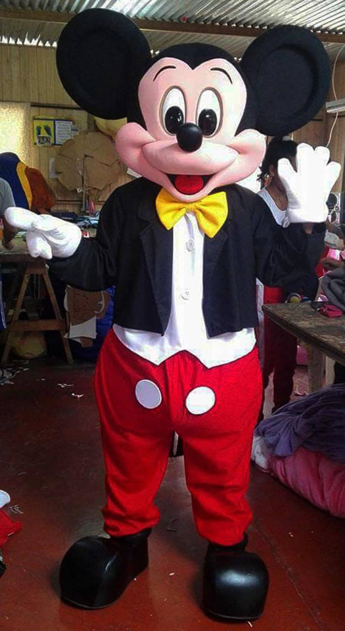 Mickey Mouse Mascot Costume Adult Cartoon Character Costume | Etsy