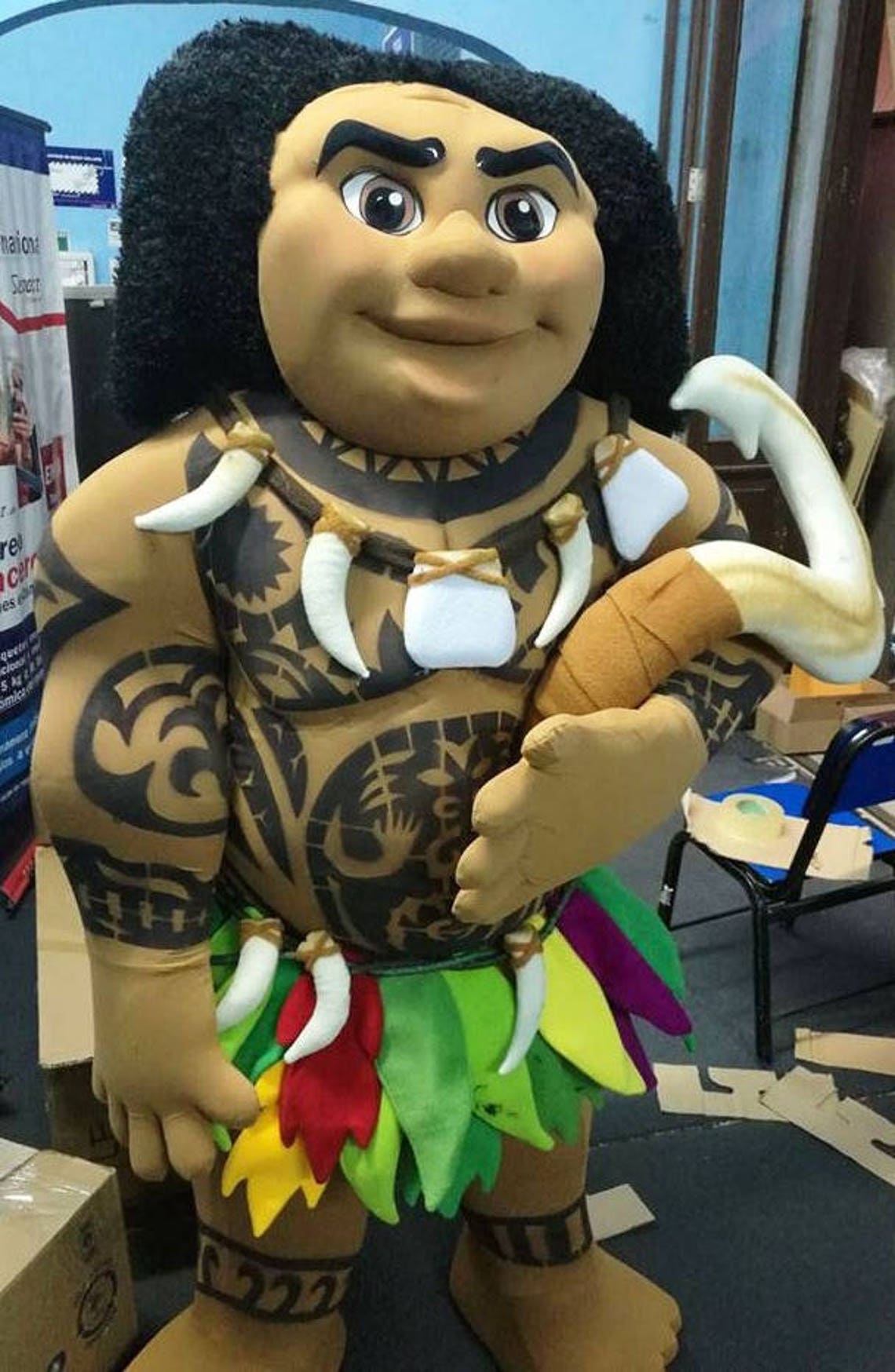 Maui Mascot Costume Adult Cartoon Character Costume For Sale Etsy