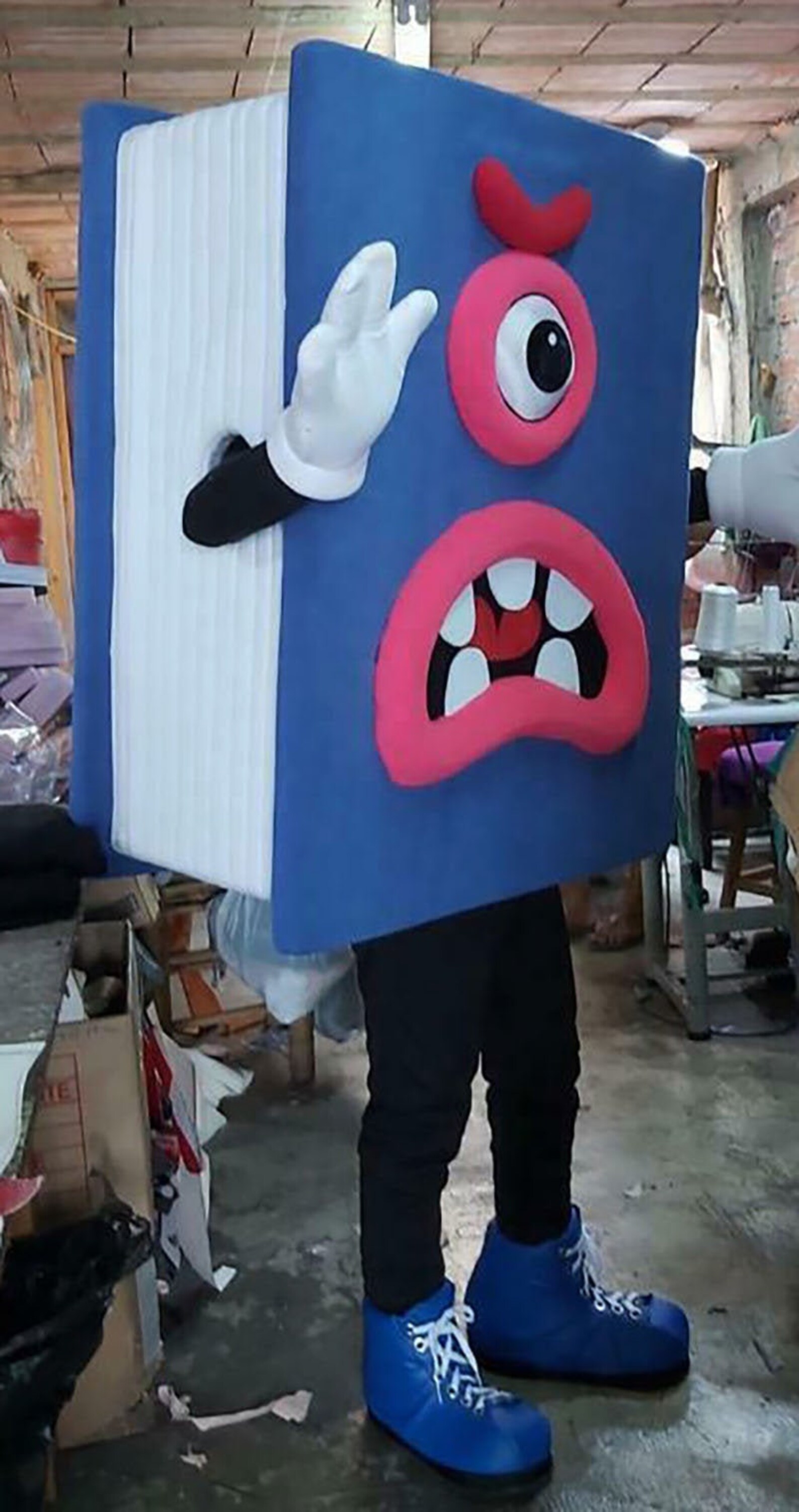 Notebook Book Mascot Costume Adult Notebook Book Costume For Etsy