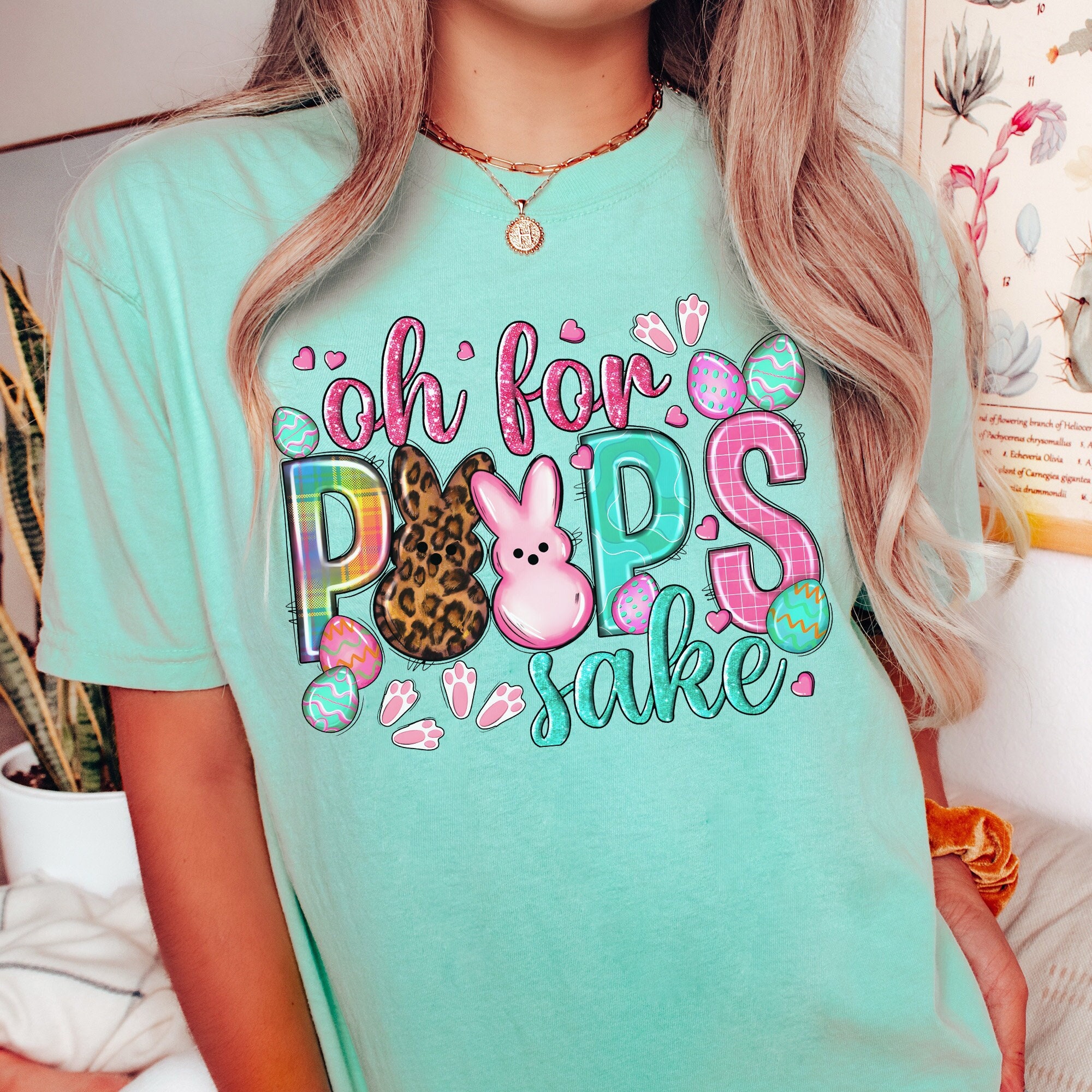 Comfort Colors® Oh for Peeps Sake Shirt, Peeps Easter Shirt, Funny 