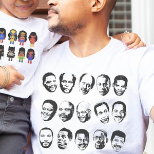 Black TV Dads Shirt - Black Fathers Matter - Gift for Black Dad - African American Shirts - Black Actors - Black Hollywood - The Trini Gee