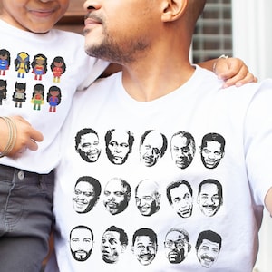 Black TV Dads Shirt - Black Fathers Matter - Gift for Black Dad - African American Shirts - Black Actors - Black Hollywood - The Trini Gee