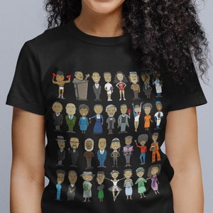 Black History Makers Shirt - African American Icons - Black Owned - Civil Rights - Black Empowerment - Afrocentric Tees - FBA ADOS Family