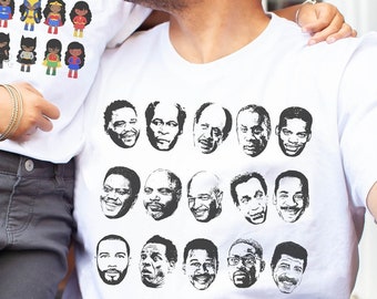 Black TV Dads Shirt - Black Fathers Matter - Gift for Black Dad - African American Shirts - Black Actors - Black Hollywood - The Trini Gee