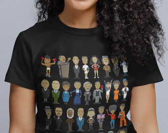 Black History Makers Shirt - African American Icons - Black Owned - Civil Rights - Black Empowerment - Afrocentric Tees - FBA ADOS Family