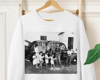 Vintage Readers Sweatshirt: Black History Book Mobile