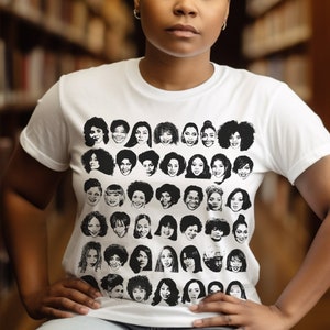 Black TV Moms Shirt - Updated Design - Television Shows - Hollywood Women - Black Actresses - Black Owned - Gift for Mama - Black Motherhood