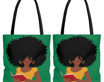 Gifts for Black Women Trust Black Girls Empowerment Tote Trust Black Women Tote Bag Red African American Tote Gifts under 35