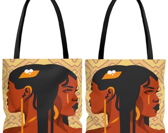 Gifts for Black Women Trust Black Girls Empowerment Tote Trust Black Women Tote Bag Red African American Tote Gifts under 35