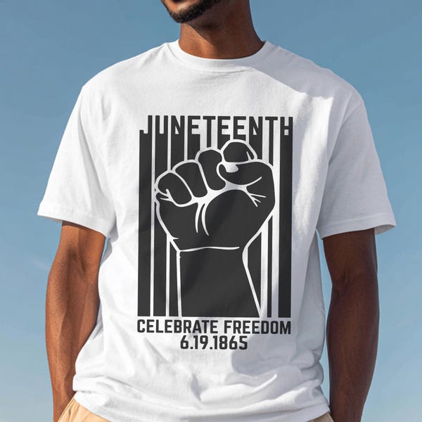 Celebrate Freedom Juneteenth T-Shirt | June 1865, Emancipation Day, Black History Tee