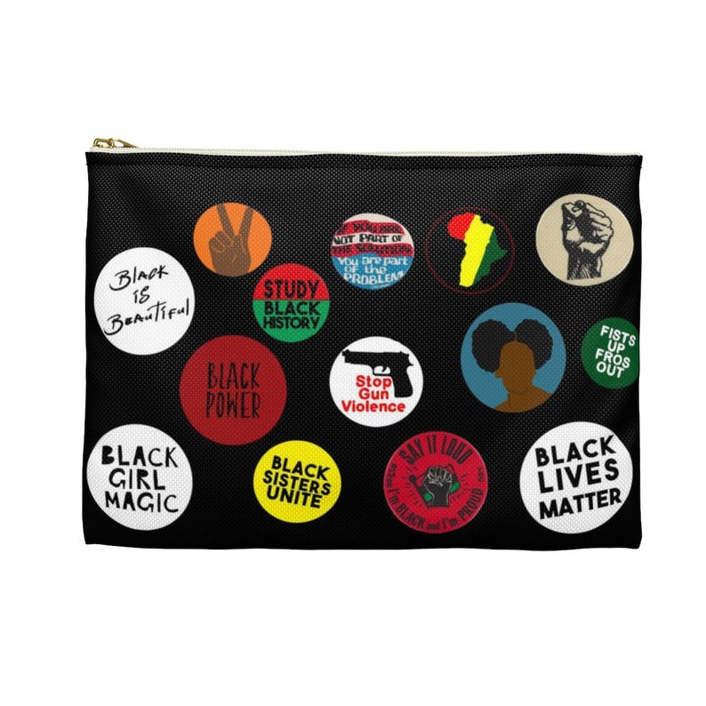 Black Girl Magic Small Zipper Bag Black Lives Matter Zip Etsy