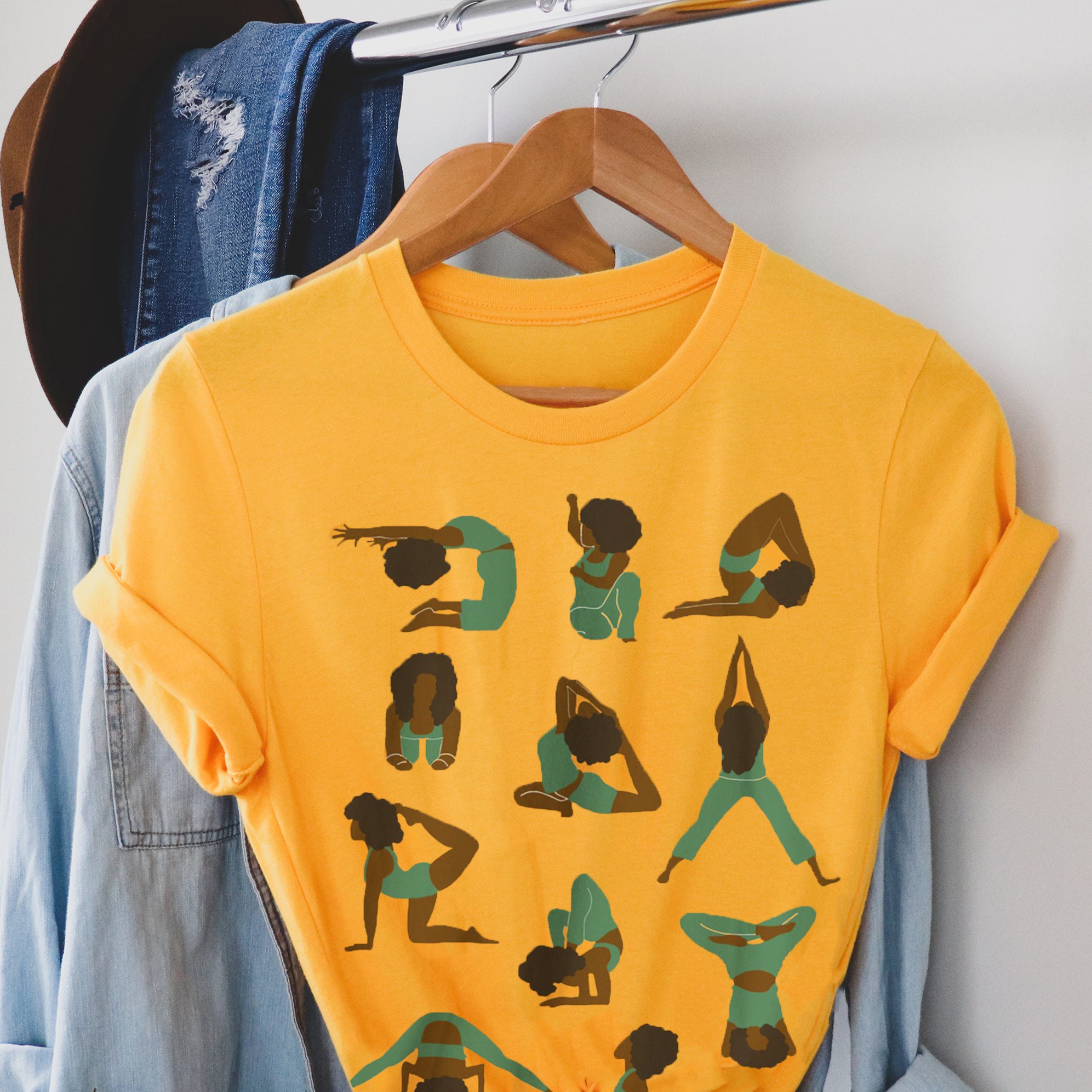 Flamingo Yoga Shirt Etsy