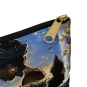 Bolsa de accesorios de Cenicienta afrocéntrica: Bolsa de cosméticos mágica de melanina imagen 4