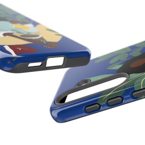 Funda para móvil con diseño de mujer negra y plantas / Estilo botánico, ambiente afrocéntrico imagen 8