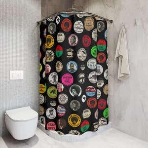 Panther Party Shower Curtain - Black History Icons - African American - Power and Pride - Black Owned - Civil Rights - Empowerment