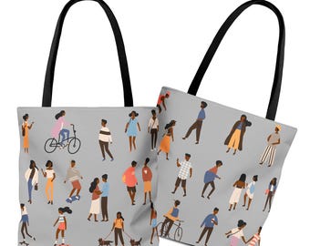 Bolsa de mano con diseño de personas negras al aire libre / Melanin Outdoor Life, bolsa de viaje