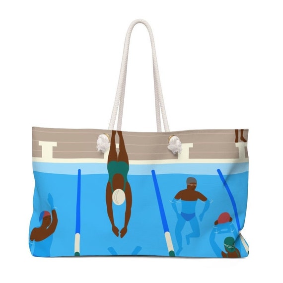 Lap Pool Bag Black Swimmers Beach Bag African American Totes Olympic Swim Black Lives Etsy Ireland
