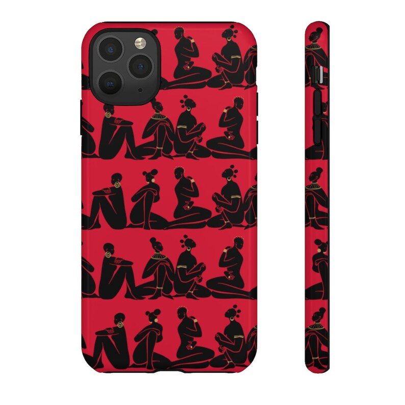 Funda para teléfono con diseño de Reina Negra - Mujeres Afro - Personalizada imagen 7