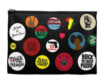 Bolsa mágica con cremallera para chica negra: Neceser Black Pride