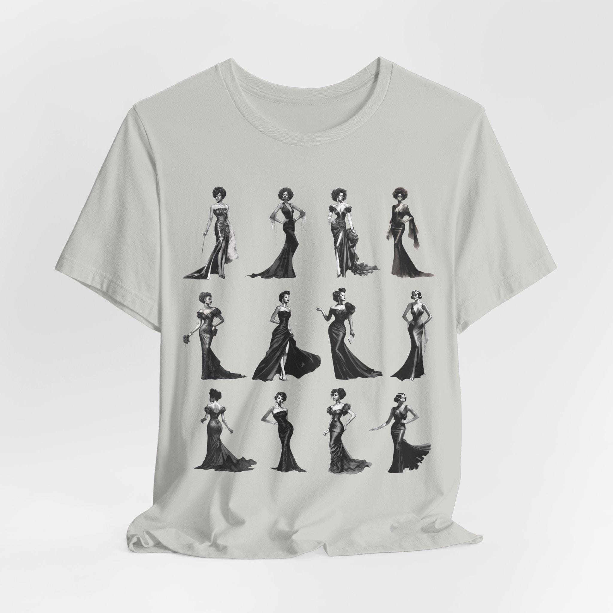 Black Glamour Shirt - African American Women - Vintage Black