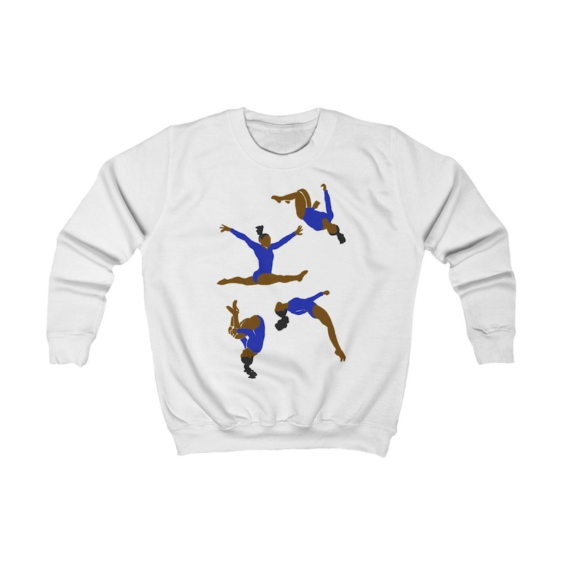Black Girl Gymnast Sweatshirt Gift for Black Kids