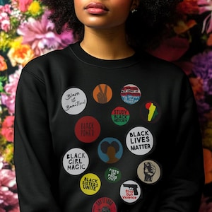 Black Girl Magic Sweatshirt Etsy