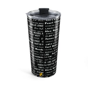 Black Writers 20oz Tumbler: Literary Authors Gift for Book Lovers image 4