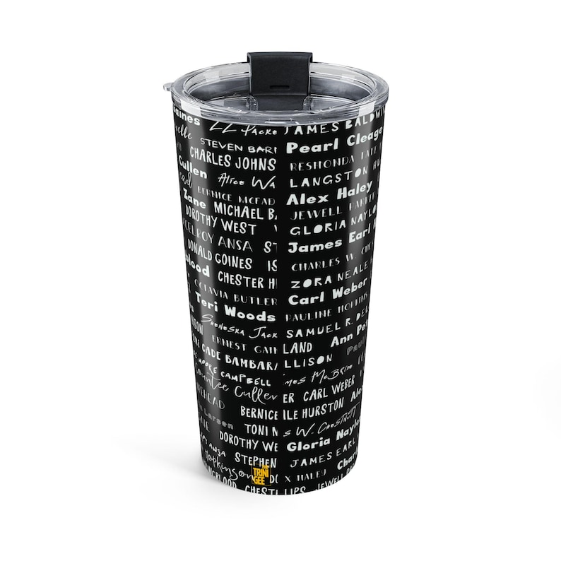Black Writers 20oz Tumbler: Literary Authors Gift for Book Lovers image 4